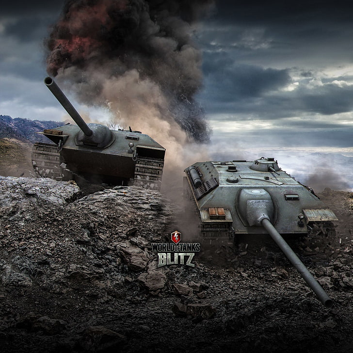 World Tanks Blitz тапет, Германия, резервоар, танкове, WoT, World of Tanks, Wargaming.Net, Flash, E-25, HD тапет