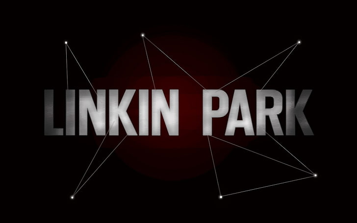 Linkin park, Letters, Dots, Frame, Background, HD wallpaper