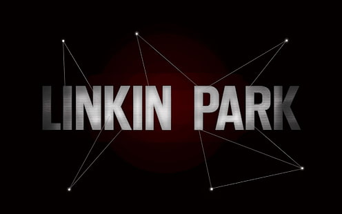 Linkin park, letras, puntos, marco, fondo, Fondo de pantalla HD HD wallpaper