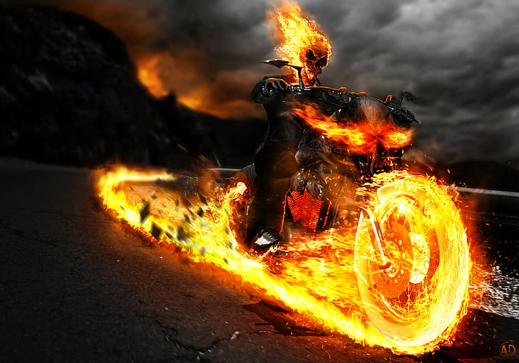 Cómics, Ghost Rider, Fondo de pantalla HD
