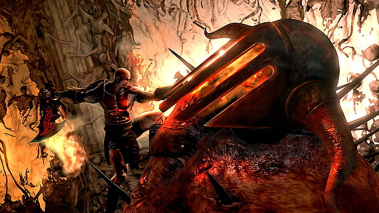 God of War Kratos HD ، ألعاب فيديو ، حرب ، إله ، كراتوس، خلفية HD HD wallpaper