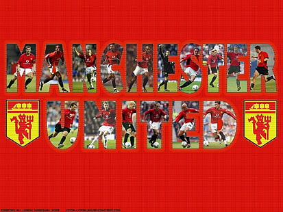 Red Devils Manchester United HD papel de parede .., HD papel de parede HD wallpaper