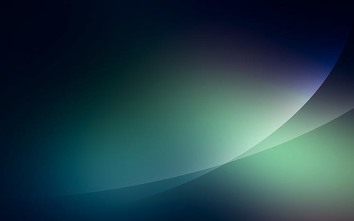 خطوط خضراء زرقاء لينكس ويندوز 7، خلفية HD