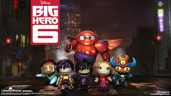 LittleBigPlanet 3 Big Hero 6, Hero, LittleBigPlanet, HD tapet HD wallpaper