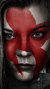Natalie Dormer The Hunger Games, kvinnans ansikte, filmer, Hollywoodfilmer, skådespelerska, hollywood, HD tapet HD wallpaper
