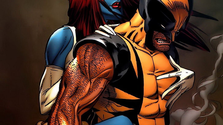 X-Men, Mística (Marvel Comics), Wolverine, HD papel de parede