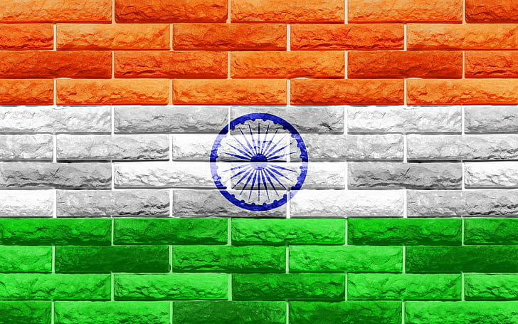 bandera, banderas, india, indio, Fondo de pantalla HD