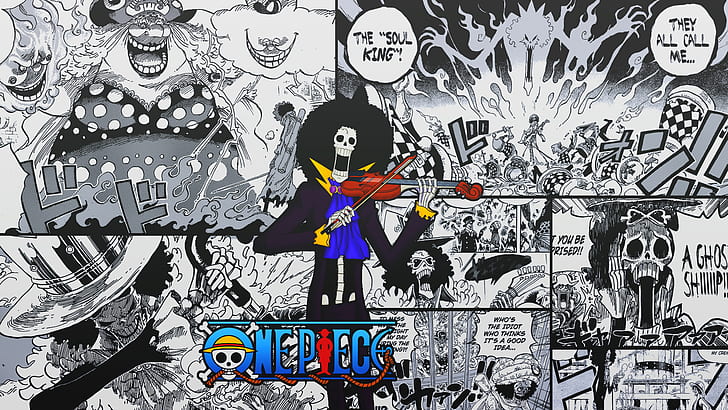 Anime, One Piece, Brook (Einteiler), HD-Hintergrundbild