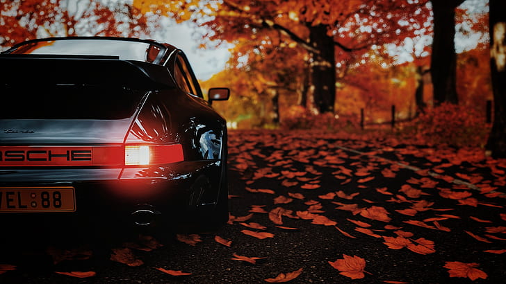 Porsche, car, Forza Horizon 4, fall, Porsche 911 Turbo, 911 Turbo, HD wallpaper