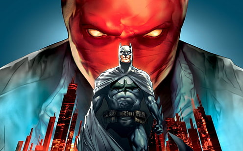 Batman Hintergrundbild, Batman, DC Comics, Superheld, Bruce Wayne, Jason Todd, Red Hood, HD-Hintergrundbild HD wallpaper