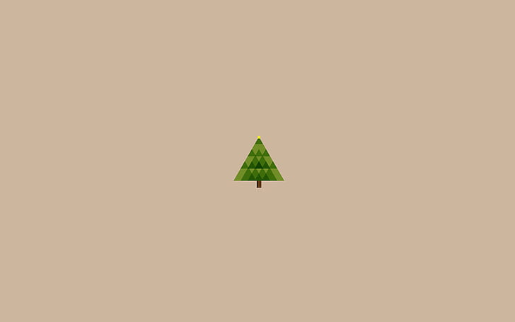 minimalistic, 2560x1600, christmas tree lights, christmas tree decoration, small christmas tree, christmas tree with lights, HD wallpaper