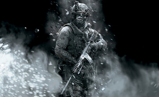 Call of Duty Modern Warfare 3, tapeta z mężczyzną trzymającym karabin, gry, Call Of Duty, gra wideo, Modern Warfare 3, MW3, Call of Duty Modern Warfare 3, Call of Duty MW3, Tapety HD HD wallpaper