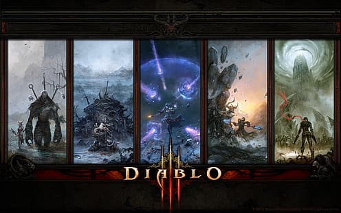 Diablo III, RPG, entretenimento da Blizzard, HD papel de parede HD wallpaper