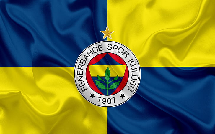 Piłka nożna, Fenerbahçe S.K., emblemat, logo, Tapety HD