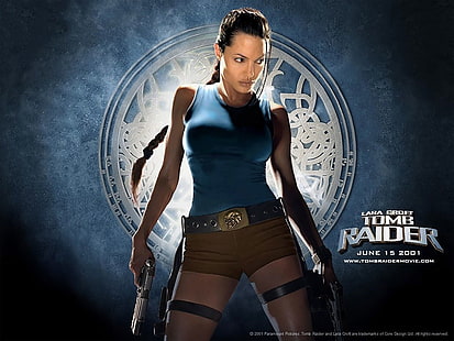 Tomb Raider, Lara Croft: Tomb Raider, Angelina Jolie, HD papel de parede HD wallpaper