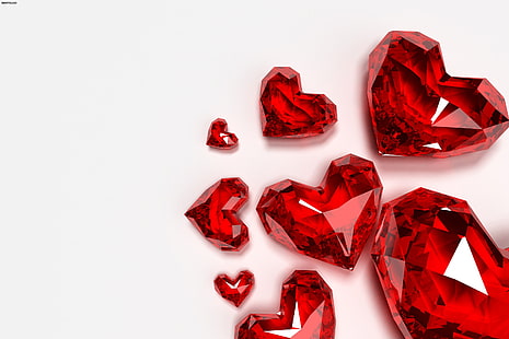 Kärlek, hjärta, röd, romantik, cystal, kärlek, hjärta, röd, romantik, cystal, HD tapet HD wallpaper