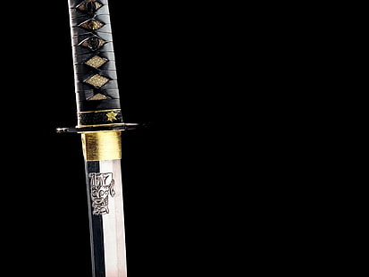 pedang hitam dan perak, pedang, Kill Bill, katana, film, Wallpaper HD HD wallpaper