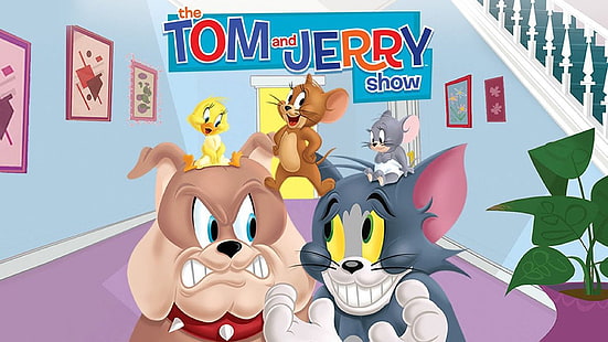 Tom Y Jerry Show Wallpapers за мобилни устройства и таблети 2560 × 1440, HD тапет HD wallpaper