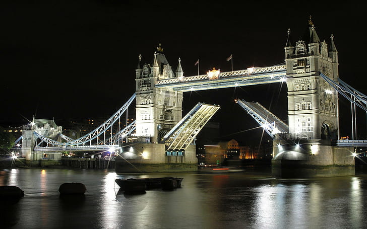 London Bridge Night, london, night, bridge, travel dan dunia, Wallpaper HD