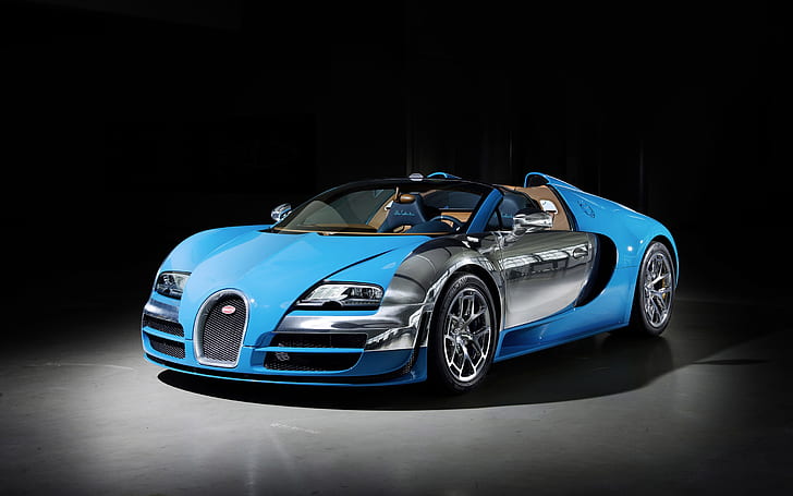 2013 Bugatti Veyron 16.4 blue supercar, 2013, Bugatti, Veyron, Blue, Supercar, HD wallpaper