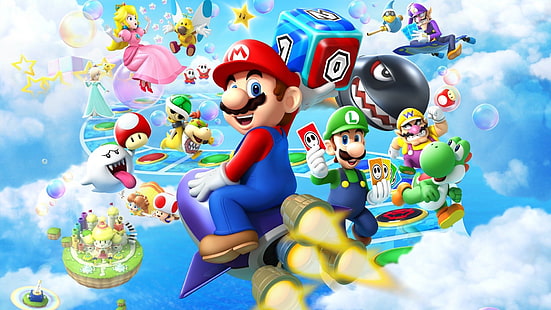 Video Game, Mario Party: Island Tour, Mario, HD wallpaper HD wallpaper