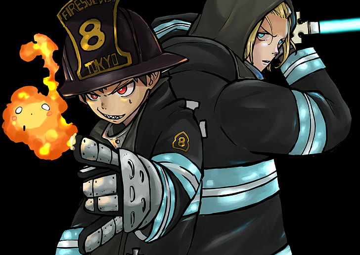 Anime, Fire Force, Shinra Kusakabe, Wallpaper HD