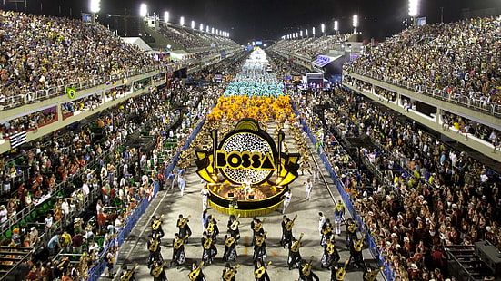 Carnaval de Río, Río de Janeiro, Brasil, alas, Fondo de pantalla HD HD wallpaper