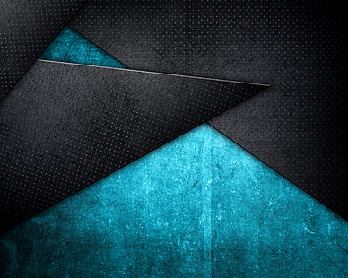 tekstil hitam, seni digital, abstrak, tekstur, Wallpaper HD HD wallpaper
