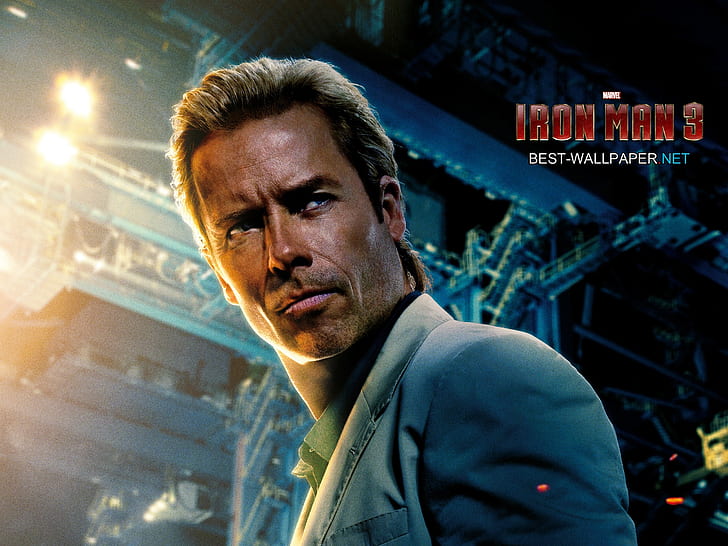 Guy Pearce di Iron Man 3, Guy, Pearce, Iron, Man, Wallpaper HD