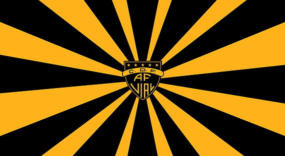 Frasco Fernandez, logotipo amarelo e preto do Frasco AF, Esportes, Futebol, Esporte, frasco fernandez, HD papel de parede HD wallpaper