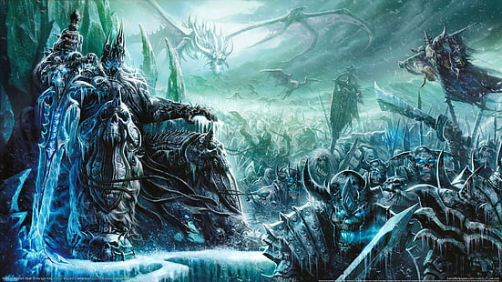 World of Warcraft: Colère du roi-liche, Monde, Warcraft, Colère, liche, roi, Fond d'écran HD HD wallpaper