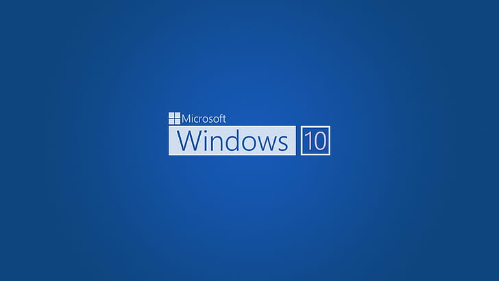 สีน้ำเงิน, Windows 10, ระบบปฏิบัติการ, วอลล์เปเปอร์ HD