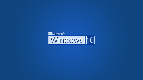 niebieski, Windows 10, system operacyjny, Tapety HD HD wallpaper