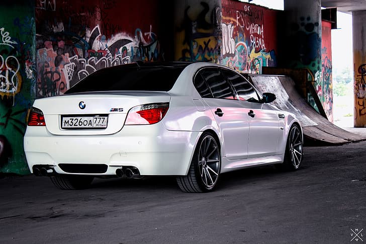 BMW, E60, m5, Wallpaper HD