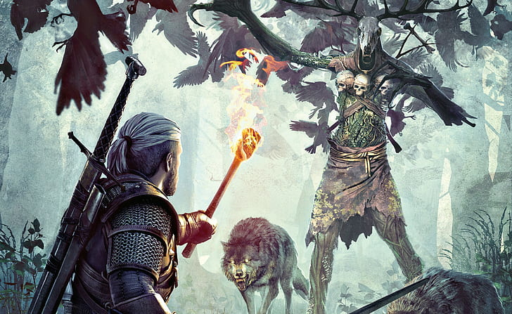 MMORPG wallpaper, The Witcher 3: Wild Hunt, HD wallpaper