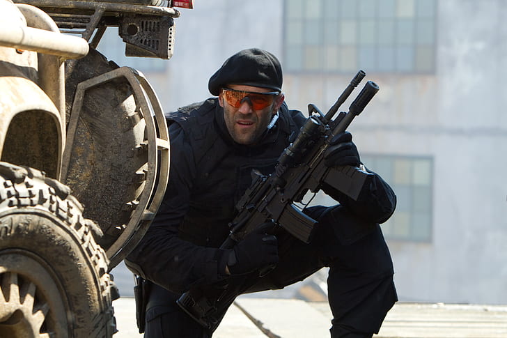 Jason Statham, The Expendables 2, Lee Christmas, HD tapet