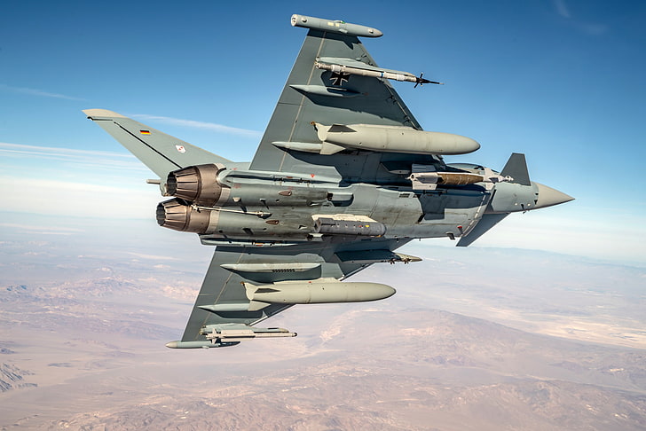 multi-role fighter, Typhoon, Eurofighter, HD wallpaper