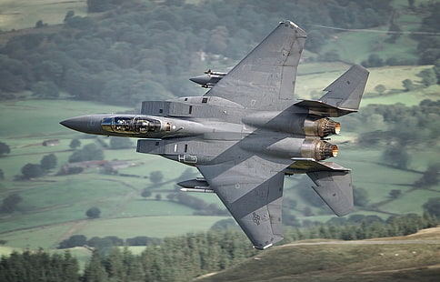 samoloty bojowe, F-15 Strike Eagle, McDonnell Douglas F-15E Strike Eagle, Tapety HD HD wallpaper