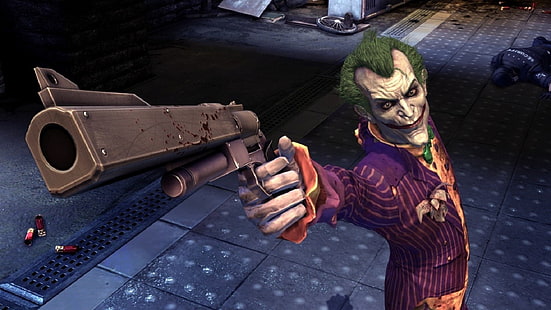 DC Comic Joker, Batman, Joker, Batman: Arkham Asylum, videogiochi, Rocksteady Studios, Sfondo HD HD wallpaper