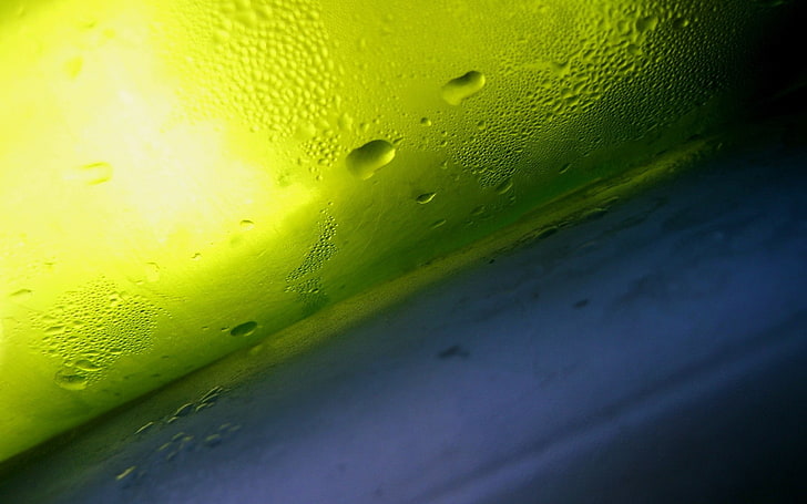 gelas, tetesan air, Wallpaper HD