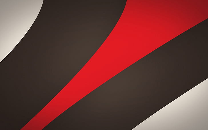 Ribbons, art, desktop, red, brwon, white, HD wallpaper