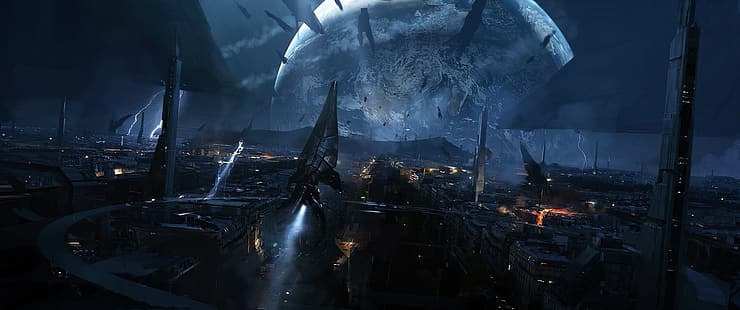 Reapers, Mass Effect, Citadel (Mass Effect), HD papel de parede HD wallpaper