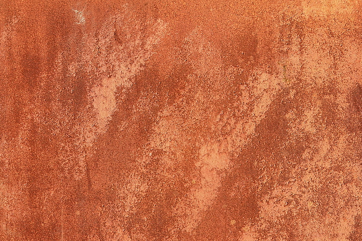 orange textile, surface, orange, rusty, texture, rust, rough, HD wallpaper