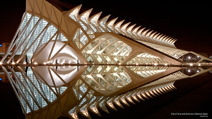 City of Arts and Sciences, Valencia, Spain, Architecture, HD wallpaper