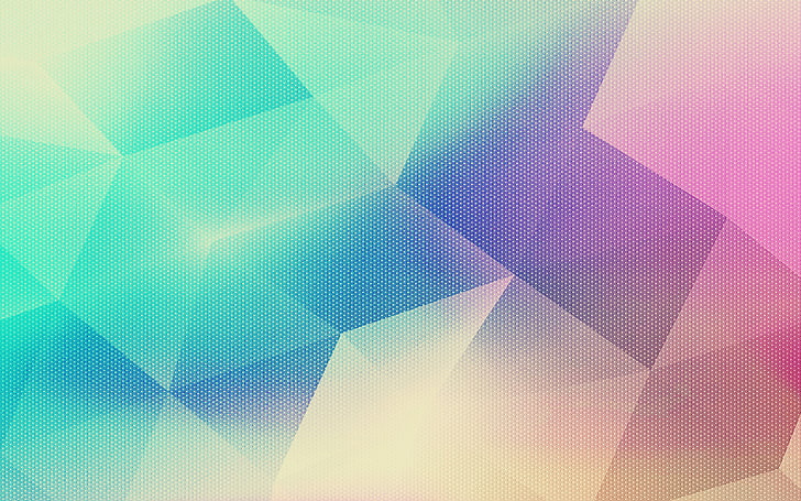 polygon, art, color, line, shape, abstract, pattern, white, HD wallpaper
