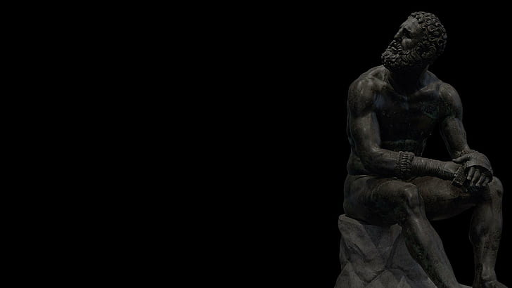 Boxer de Quirinal, Culture, Philosophie, sculpture, Pensée, Fond d'écran HD