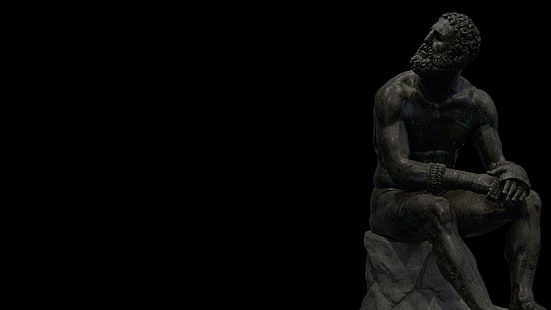 Boxer de Quirinal, Culture, Philosophie, sculpture, Pensée, Fond d'écran HD HD wallpaper