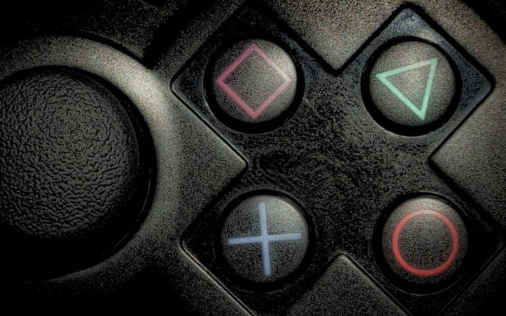 Playstation Buttons, joystick, console, triangle, square, circle, HD  wallpaper | Wallpaperbetter