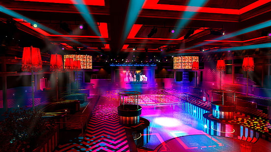 bar, club, danse, danse, musique, discothèque, fête, rave, Fond d'écran HD HD wallpaper