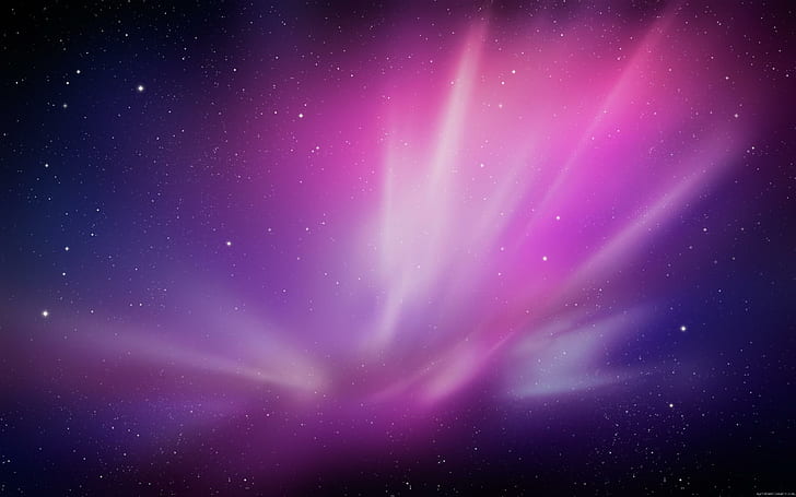 Pink Galaxy waves, pink and purple aurora light, galaxy, space, graphic, abstract, color, HD wallpaper